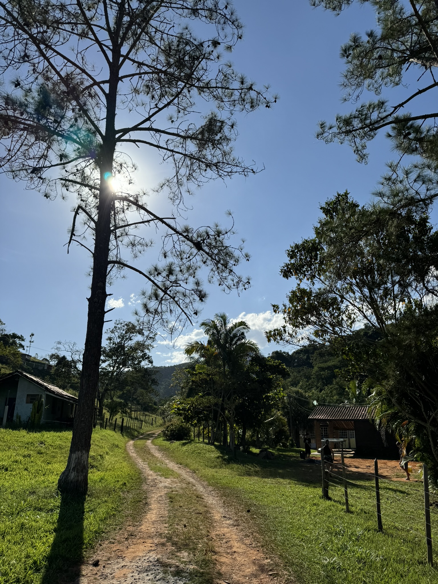 Área externa da Chácara Recanto da Paz