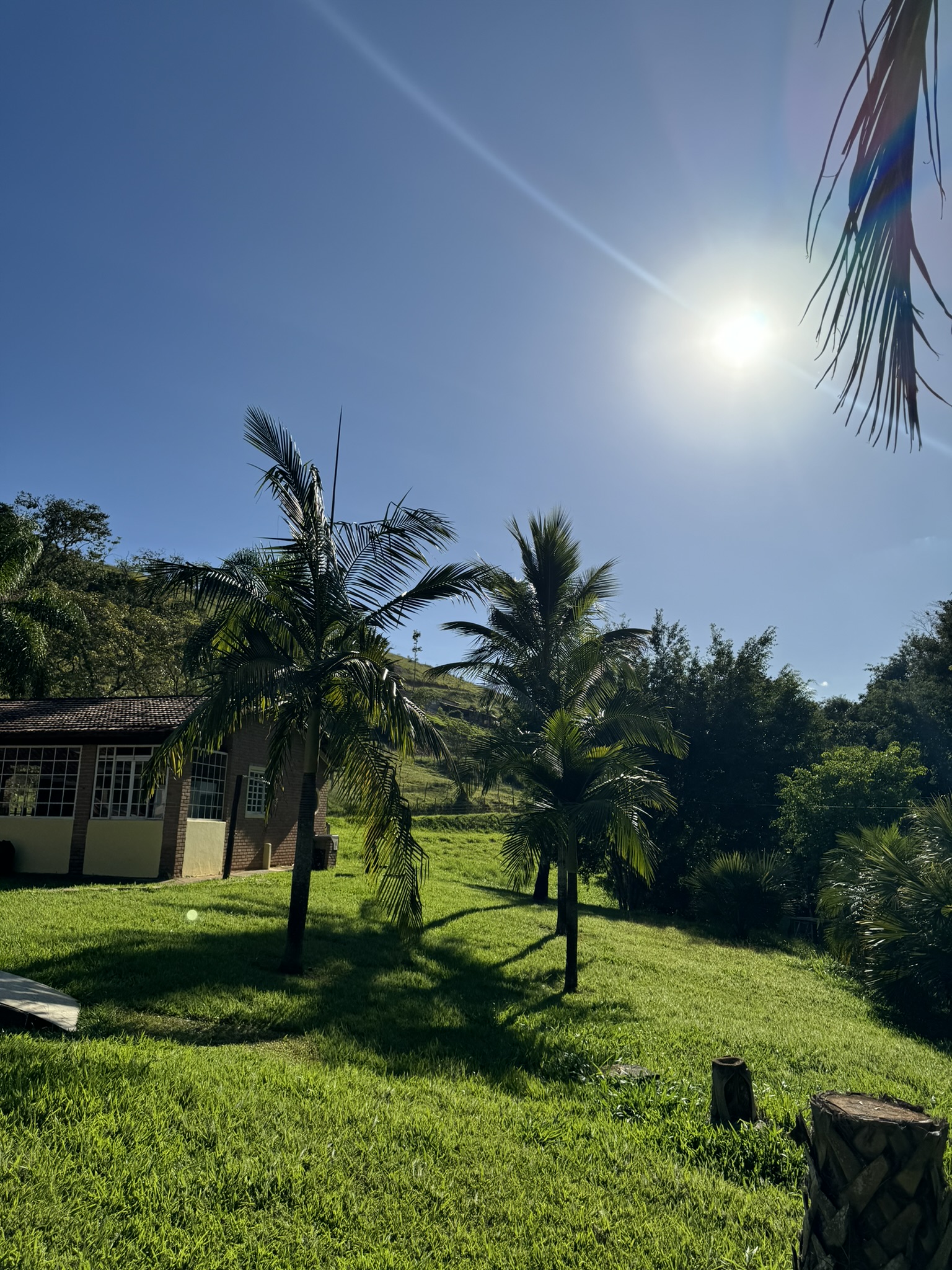 Área externa da Chácara Recanto da Paz