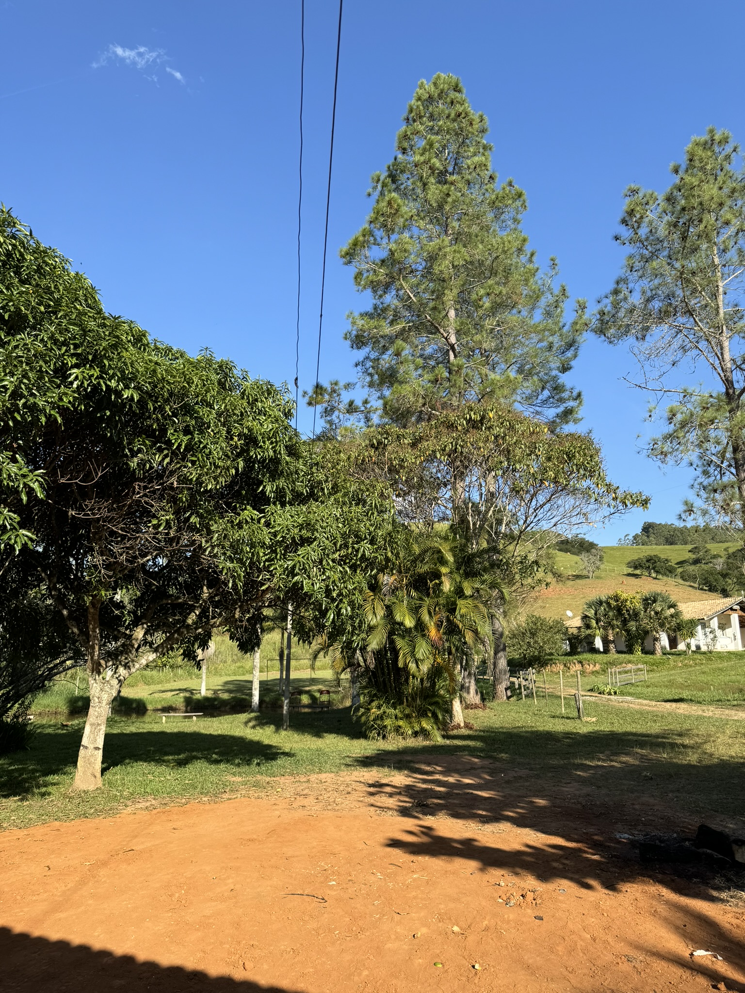 Área externa da Chácara Recanto da Paz