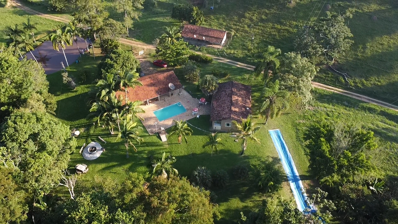 Área externa da Chácara Recanto da Paz