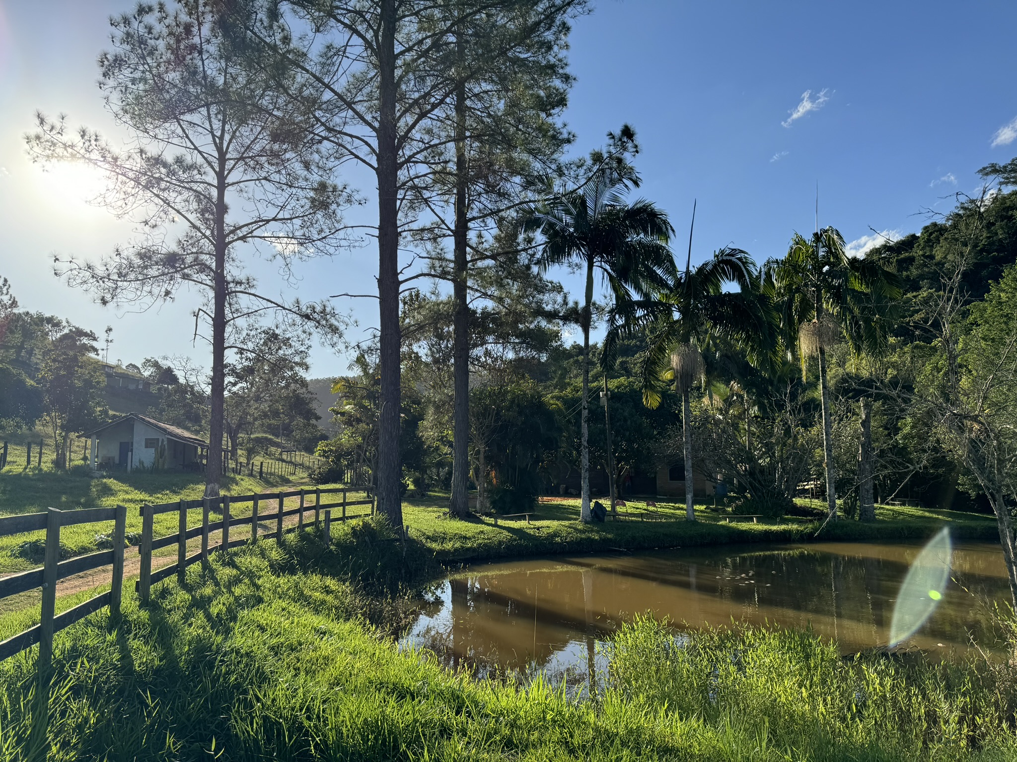 Lago da Chácara Recanto da Paz