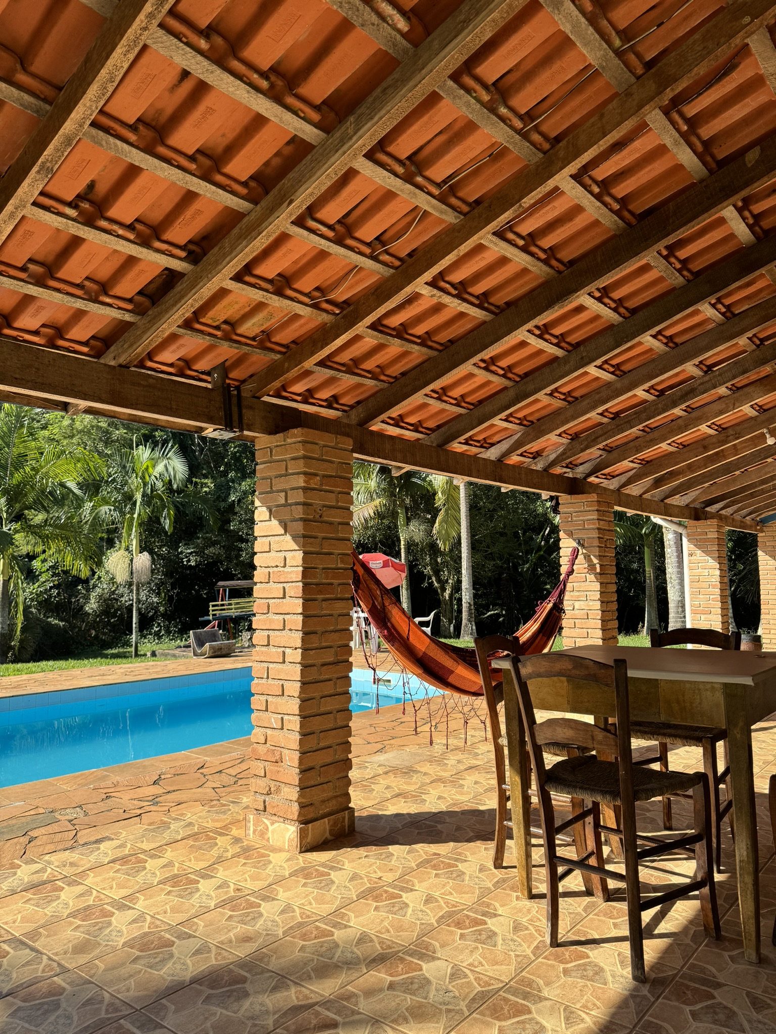 Piscina da Chácara Recanto da Paz