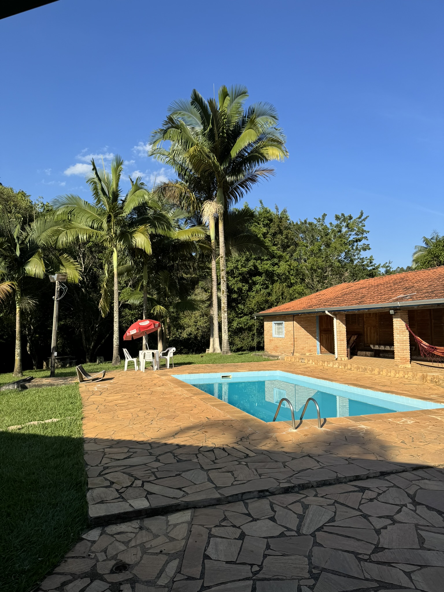 Piscina da Chácara Recanto da Paz