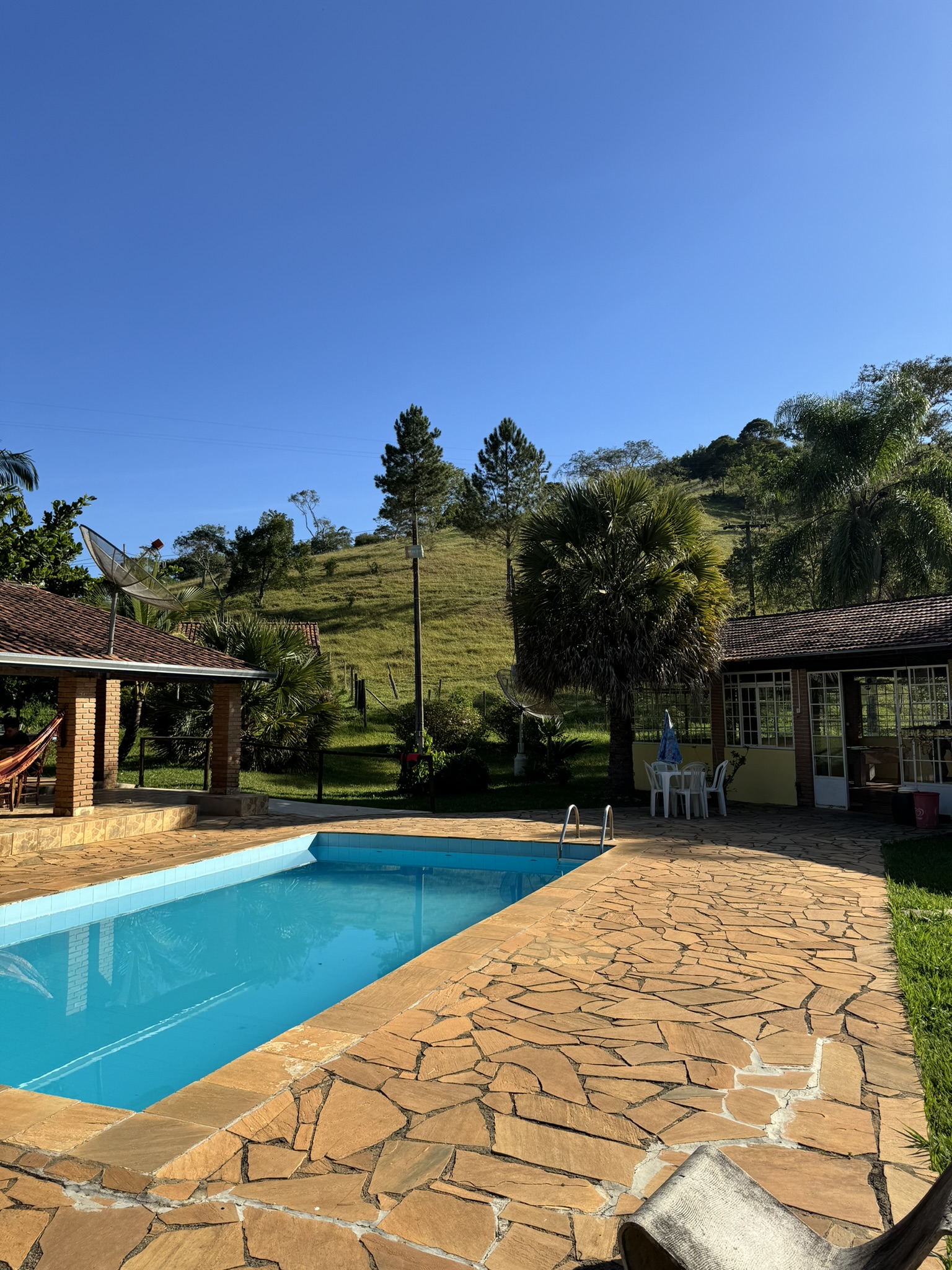 Piscina da Chácara Recanto da Paz