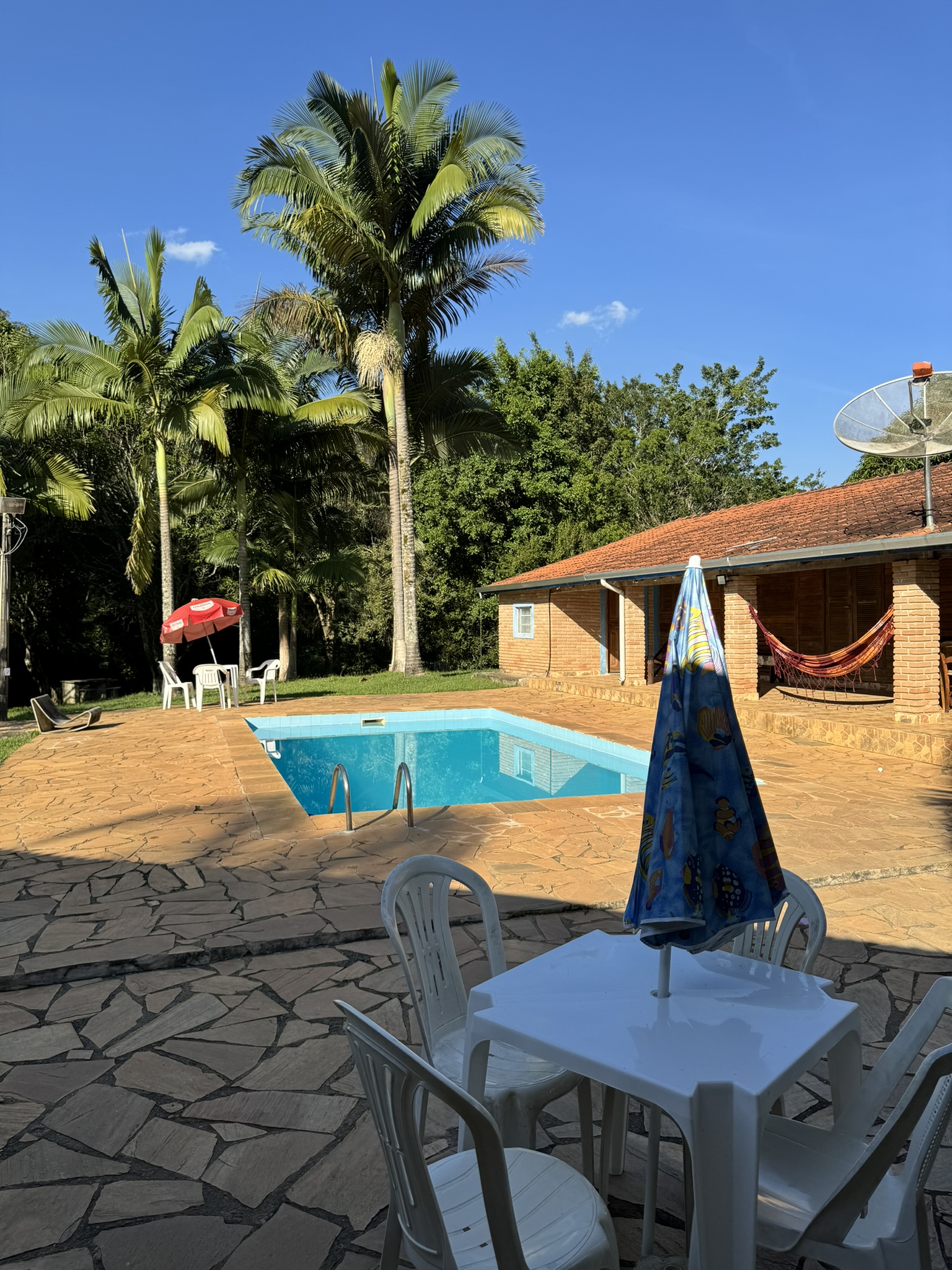 Piscina da Chácara Recanto da Paz