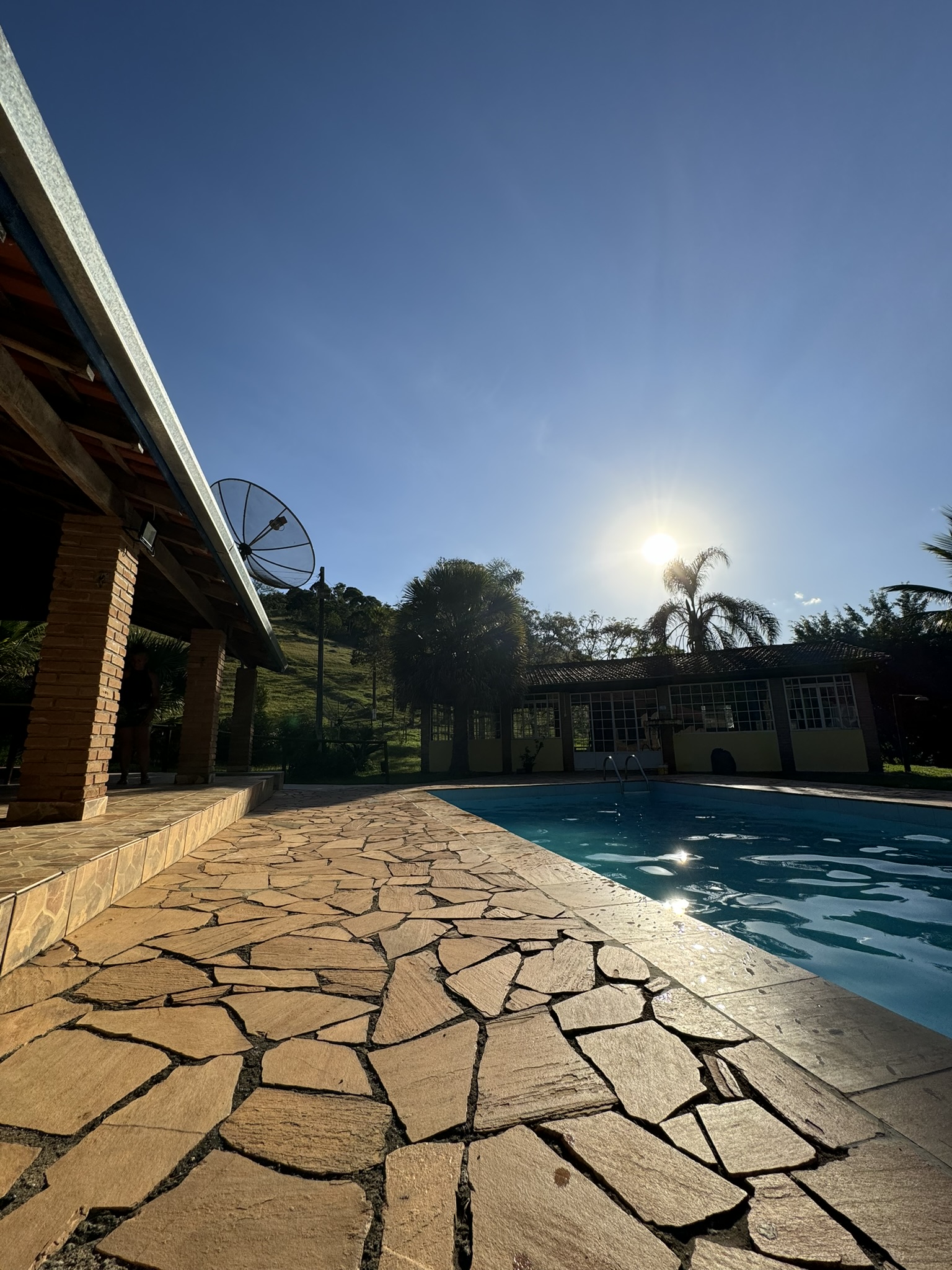 Piscina da Chácara Recanto da Paz